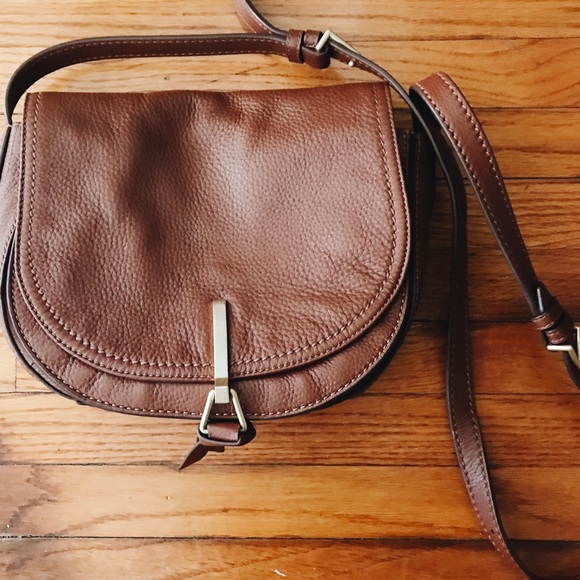 Vera Bradley Handbags - Vera Bradley Leather Carson Saddle Bag